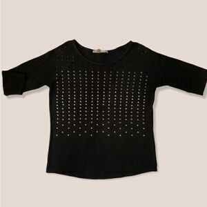 Maurice’s Three Quarter Sleeve Studded Knit Sweater